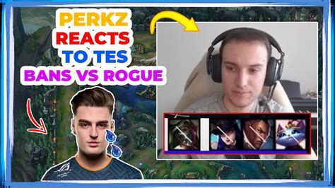 VIT Perkz Reacts To TES Bans Vs RGE Comp Trymbi YouTube