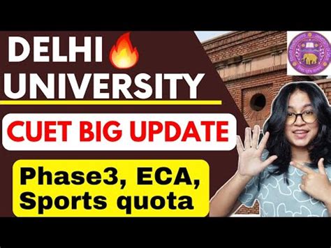 Cuet Low Score Best Option Delhi University Eca And Sports Quota