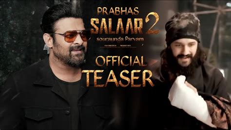 Salaar 2 Akhil And Prabhas Intro First Look Teaser Salaar 2