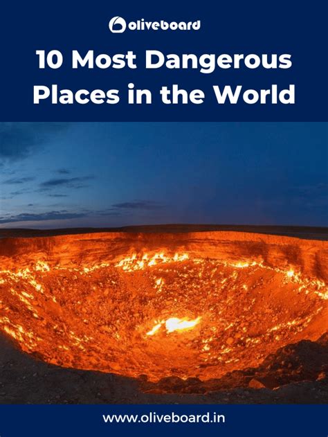 10 Most Dangerous Places in the World. Check Now. - Oliveboard