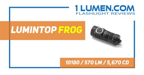 Lumintop Frog review | Tiny flashlight with side switch and 570 lumens ...