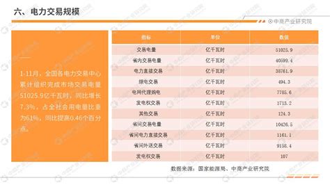 2023年1 11月中国电力工业运行情况月度报告（附完整版） 中商情报网