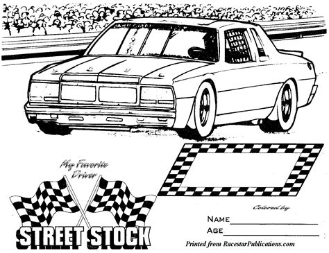 Dirt Sprint Car Coloring Pages