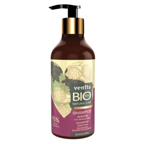 Venita Bio Natural Care regenerujący szampon do włosów Keratyna 400