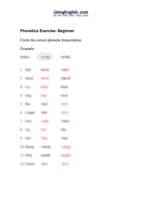 SOLUTION Phonetics Exercise 2 Answers Studypool