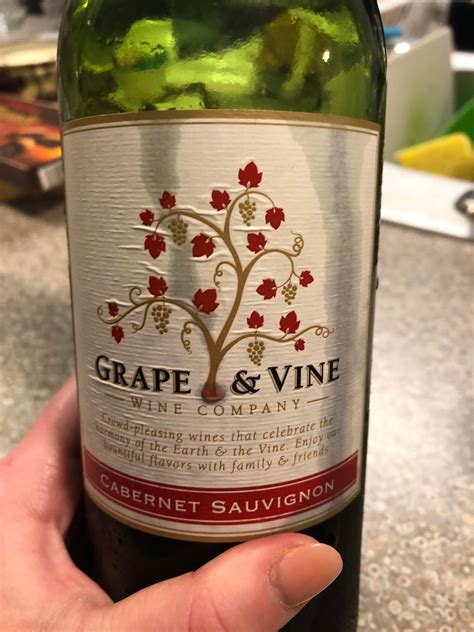 Jillian's Wine Blog: Tasting - "Grape & Vine Cabernet Sauvignon"