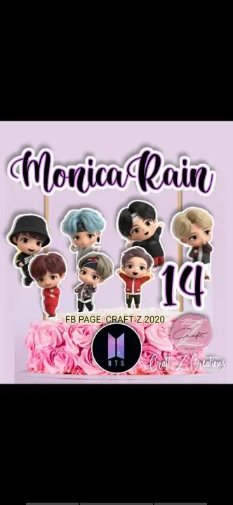 Bts Tinytan Cake Topper Set Lazada Ph