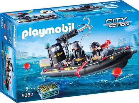 Playmobil City Action Ταχύπλοο Ομάδας Ειδικών Αποστολών για 5 ετών