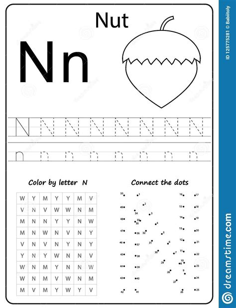 Activity Sheet For Letter N