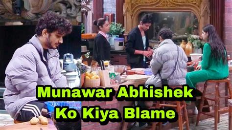 Munawar Faruqui और Abhishek पर डल Ankita और Ayesha न लडई क सर