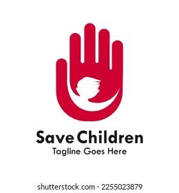 Save Children Logo Template Illustration Stock Vector (Royalty Free ...