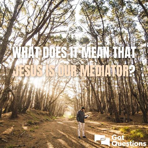 jesus   mediator gotquestionsorg