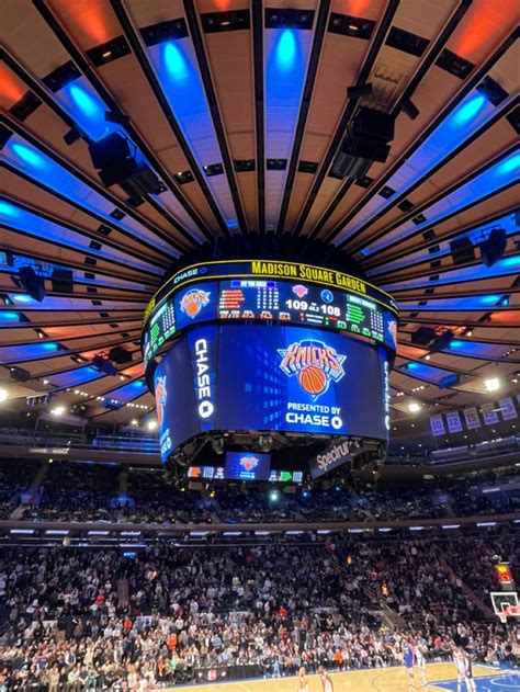 Madison Square Garden knicks game | Nba new york, New york basketball ...