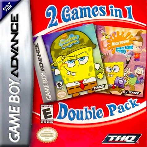 Games In Double Pack Spongebob Squarepants Battle For Bikini Bottom Nicktoons Freeze