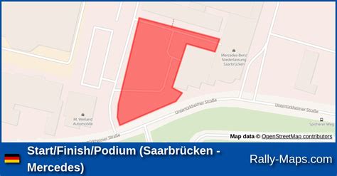 Karte Start Ziel Podium Saarbr Cken Mercedes Rallye Illtal