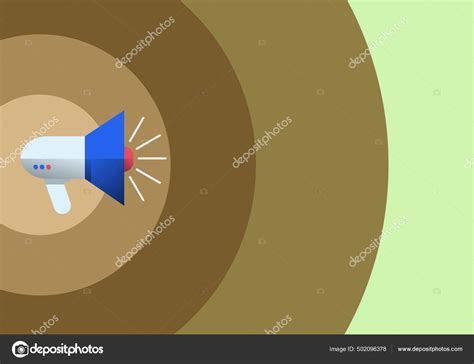 L Nea De Dibujo Bullhorn Producci N De Anuncio Reciente Ilustraci N De