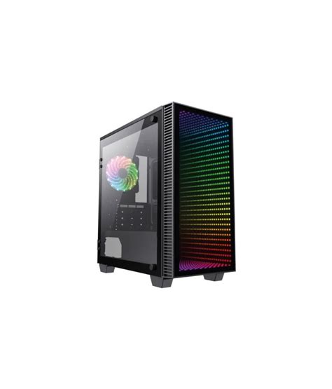 GABINETE GAMER GAMEMAX MINI ABYSS H608 MINI ATX 1 FAN RGB