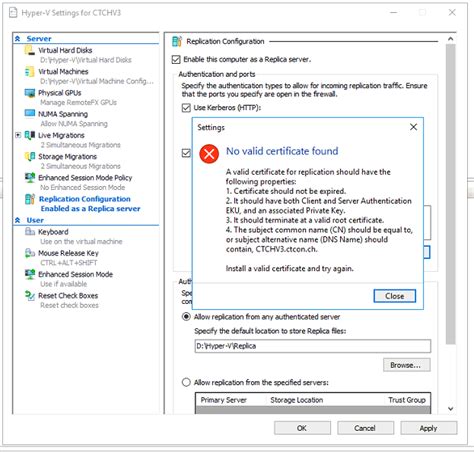 Wie Zertifikatsbasierte Replikation In Hyper V Virtualisierung
