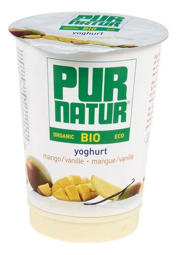 Pur Natur Yaourt Mangue Vanille Bio Colruyt