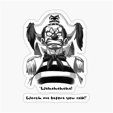 Buggy One Piece Star Of Grand Line Pirates Sticker For Sale By