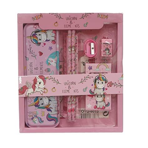 Buy Maruti Unicorn Stationery Set With Unicorn Pencil Eraser Color