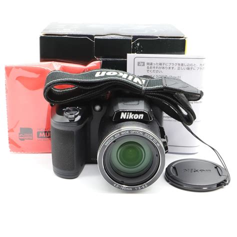 【ほぼ新品】nikon デジタルカメラ Coolpix B500 光学40倍ズーム 1602万画素 単三電池 ブラック B500bk メルカリ