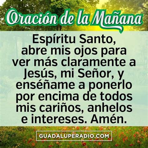 De la mañana Oraciones Diario de gratitud Oración al espíritu santo