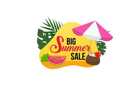 Super Summer Sale Logo Banner Vector Graphic By Deemka Studio