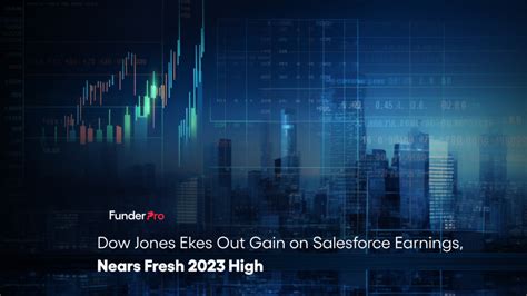 Dow Jones Ekes Out Gain On Salesforce Earnings Nears Fresh 2023 High