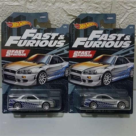 Promo Hot Wheels Nissan Skyline R Gtr Fast Furious Multicolor Diskon Di Seller
