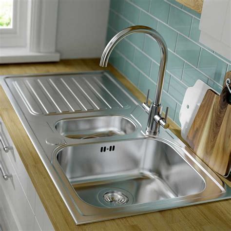 1810 Company Curvato Slim Lever Sink Brushed Steel Cur 02 Bs