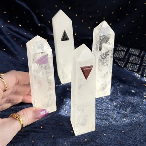 Sage Goddess Misfit Minerals: Four Directions Clear Quartz Obelisk