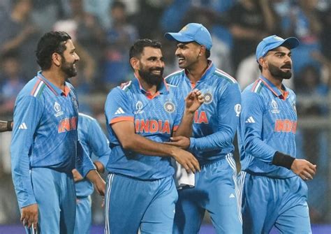 India Vs New Zealand Semi Final Photos Cricket World Cup Photos