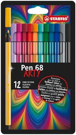 Premium Fibre Tip Pen Stabilo Pen Arty Pack Of Assorted