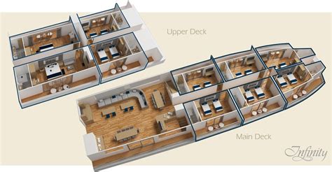 Infinity Yacht Deck Plans & Specifications | Royal Galapagos, Ecuador