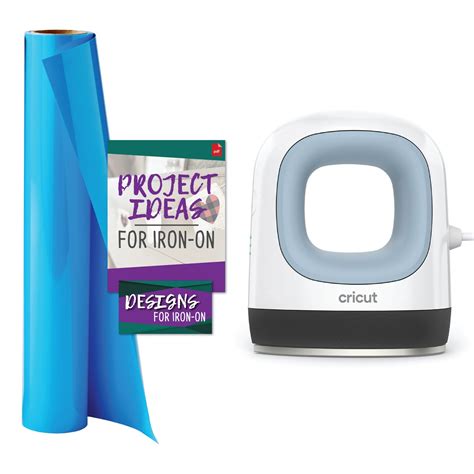 Cricut EasyPress Mini, Zen Blue Heat Press Machine and Cricut Everyday Iron-On HTV Ocean Bundle ...