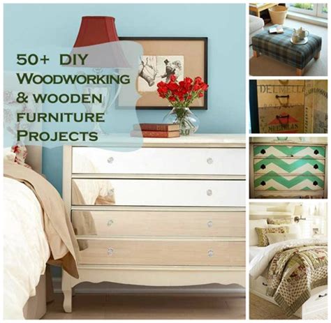 50 DIY Wooden Furniture + Woodworking Projects