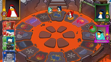 Club Penguin Fire Card Jitsu Battle YouTube