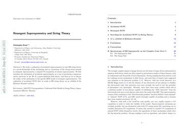 Resurgent Supersymmetry and String Theory | Papers With Code