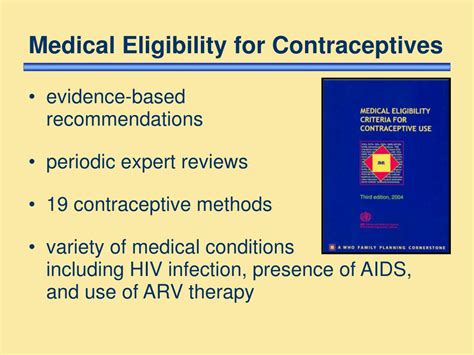 Ppt Contraception For Women And Couples With Hiv Powerpoint