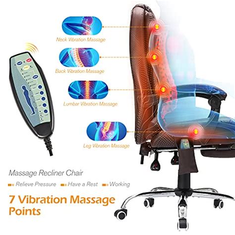 Yodolla Ergonomic Reclining Office Chair With Massage And Heat Function