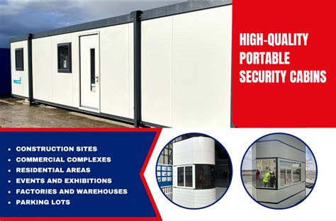 High Quality Portable Security Cabins Al Mandoos Group