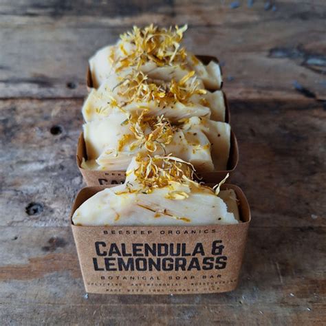 Calendula And Lemongrass Natural Soap Beeseep Organics