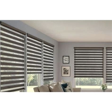 Jute Roller Zebra Blinds Brown At Rs Sq Ft In Thrippunithura Id