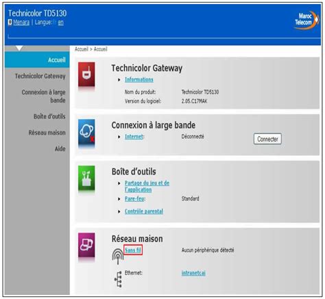 Installation Et Configuration Routeur Technicolor TD5130 Maroc Telecom