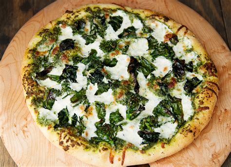 Emerald Kale Pesto Pizza Recipe Use Real Butter