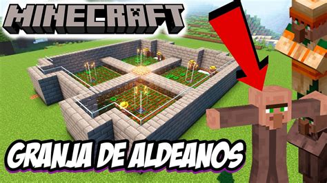 GRANJA DE ALDEANOS en MINECRAFT 1 19 2 MUY FÁCIL JAVA BEDROCK