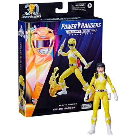 Mighty Morphin Power Rangers Yellow Ranger Lightning Collection Remastered 6” Scale Action