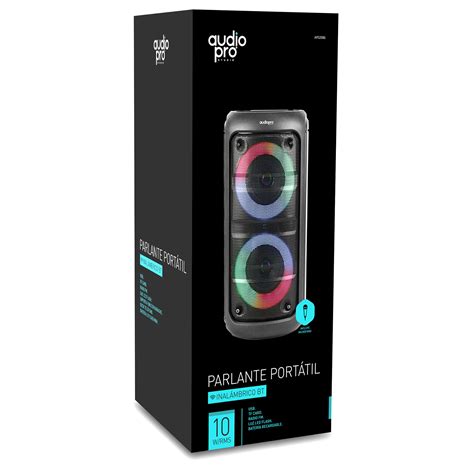 Ripley Parlante Portatil Bluetooth Con Rgb Usb Sd Bateria Recargable