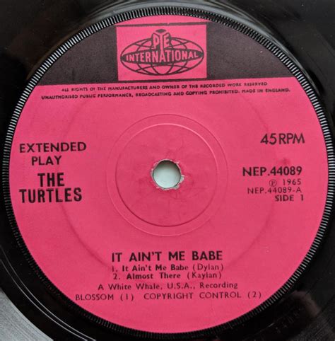 The Turtles It Ain T Me Babe Vinyl Discogs